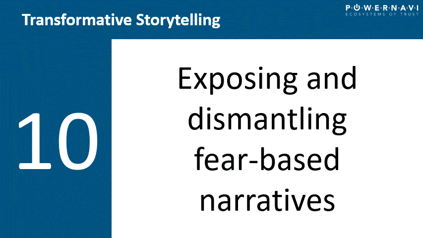 Facilitating Organizational Transformation: From Fear-Driven Behavior to Trust-Based Co-Creation Through Transformative Storytelling.